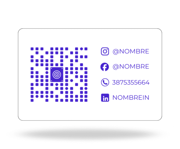 DORSO1 TARJETA INTELIGENTE PERSONALIZADA - D1