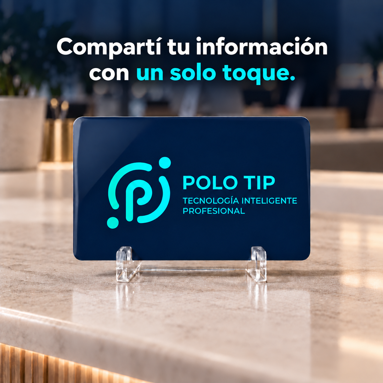1 frente p1 TARJETA INTELIGENTE PERSONALIZADA (OP.1: Logo lateral)