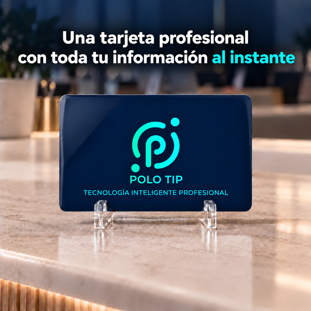 1 frente p2 TARJETA INTELIGENTE PERSONALIZADA (OP.2: Logo Central)