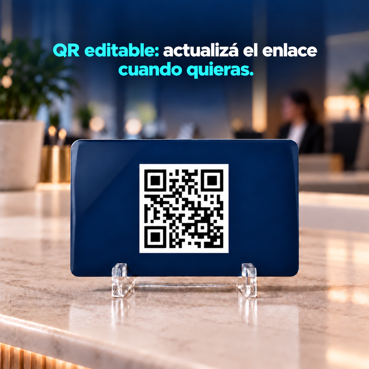 TARJETA INTELIGENTE PERSONALIZADA (OP.2: Logo Central)